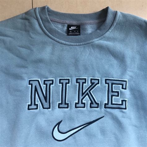 vintage nike sweater blauw|VINTAGE NIKE .